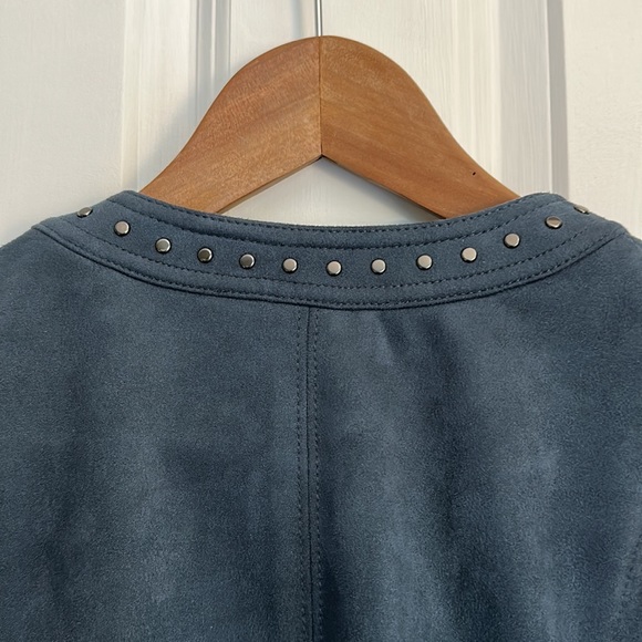 White House Black Market Vegan Suede Stylish Jacket - Picture 6 of 8